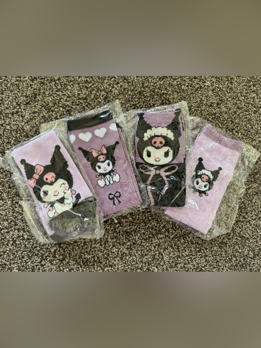 Kuromi Sock Bundle-4 Pairs